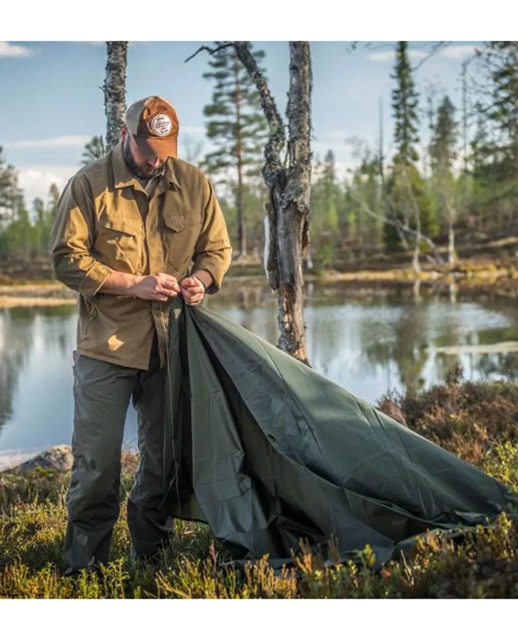 Supertarp Polyester Ripstop Black Schwarz