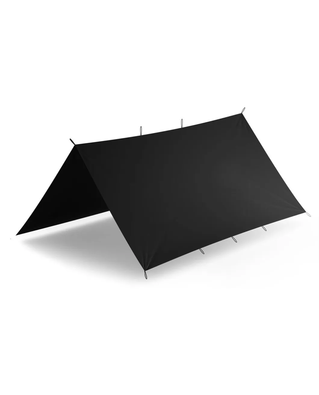 Supertarp Polyester Ripstop Black Schwarz