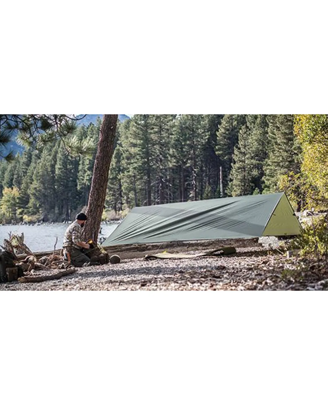 Supertarp Polyester Ripstop Black Schwarz