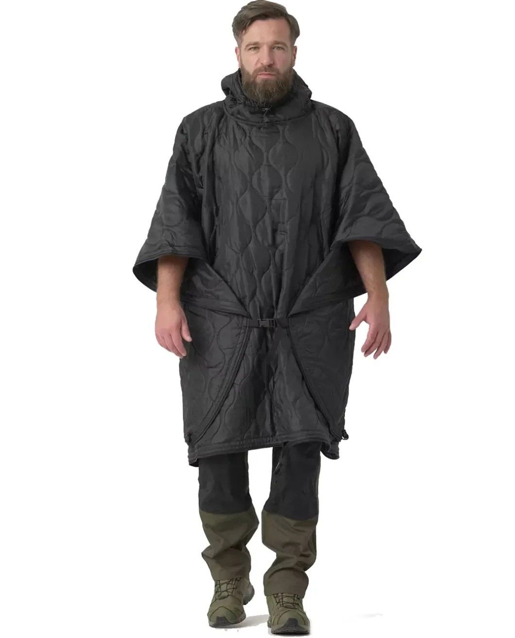 Swagman Roll Basic Poncho Black Schwarz
