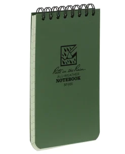 Tactical Pocket Notebook 3" x 5“ Green