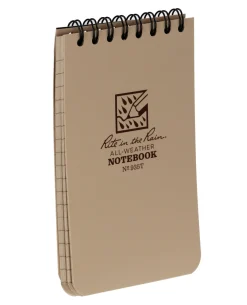 Tactical Pocket Notebook 3" x 5“ Tan