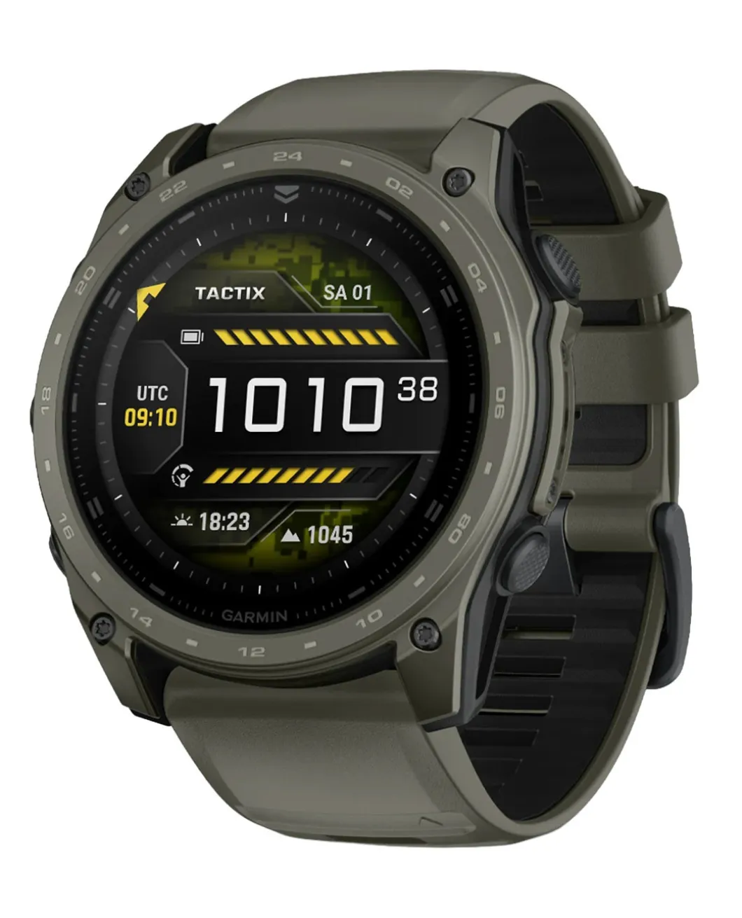 tactix 8 -51 mm AMOLED Cerakote Schwarz Oliv