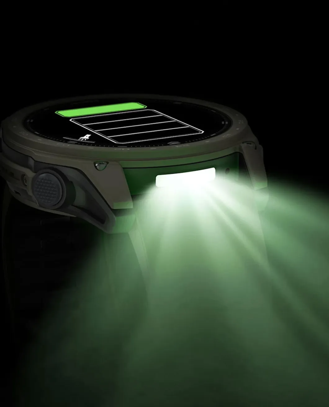 tactix 8 -51 mm AMOLED Cerakote Schwarz Oliv