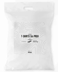 TACWRK 3er Pack T-Shirts Schwarz