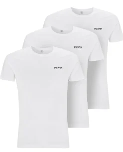 TACWRK 3er Pack T-Shirts Weiß