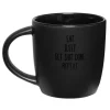 Tasse Eat Sleep Black on Black