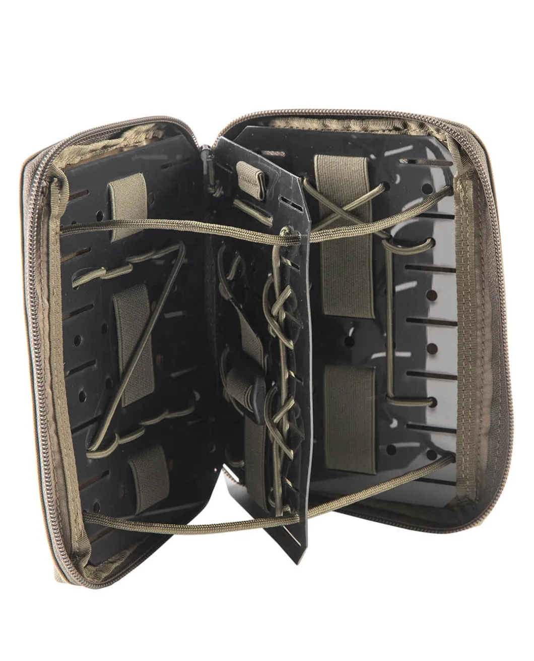 Techniktasche Horizontal Steingrau Oliv