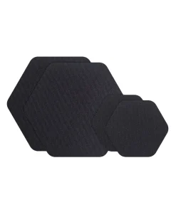 Tenacious Tape Hex Patches Black Schwarz