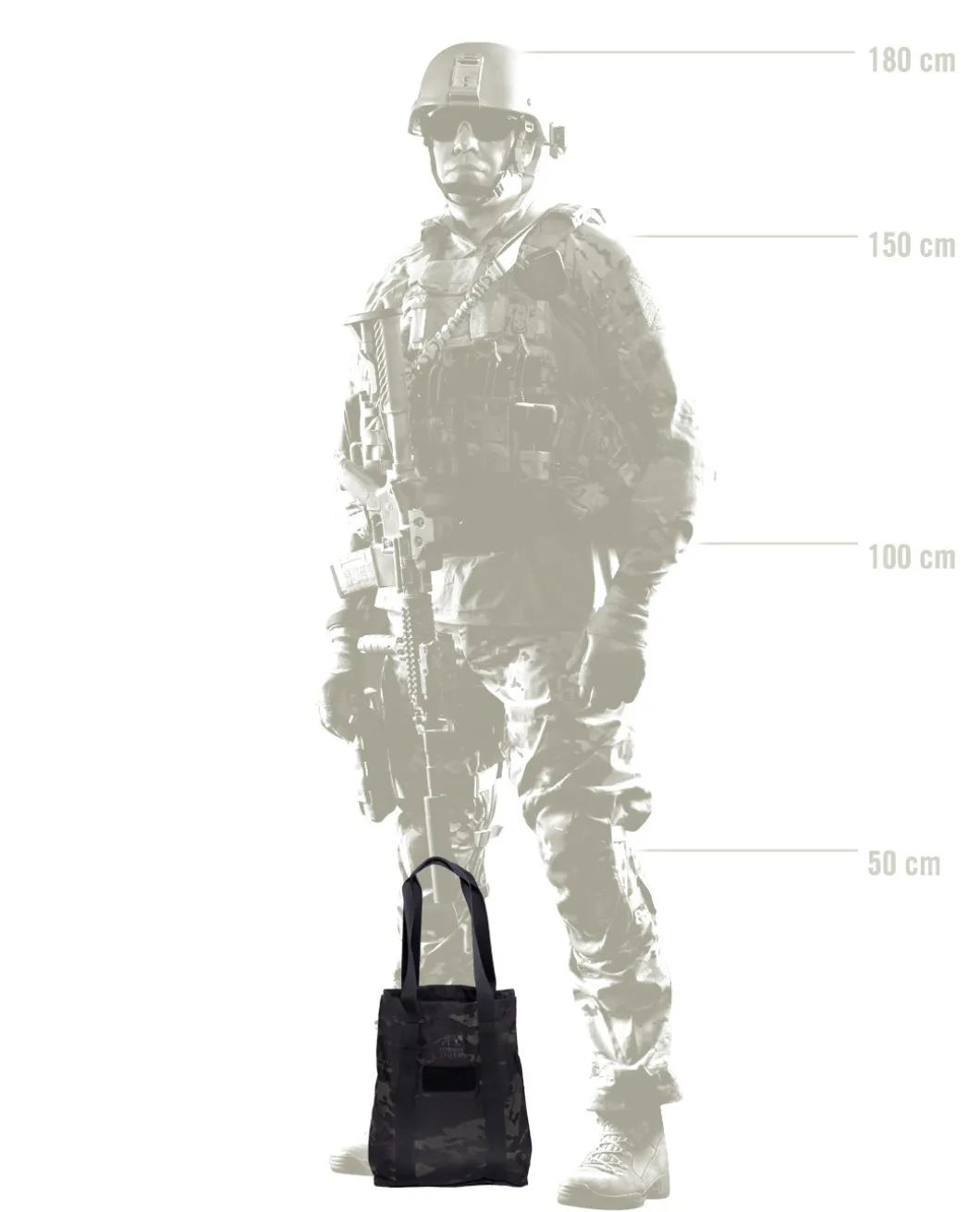 Tote Bag Multicam Black