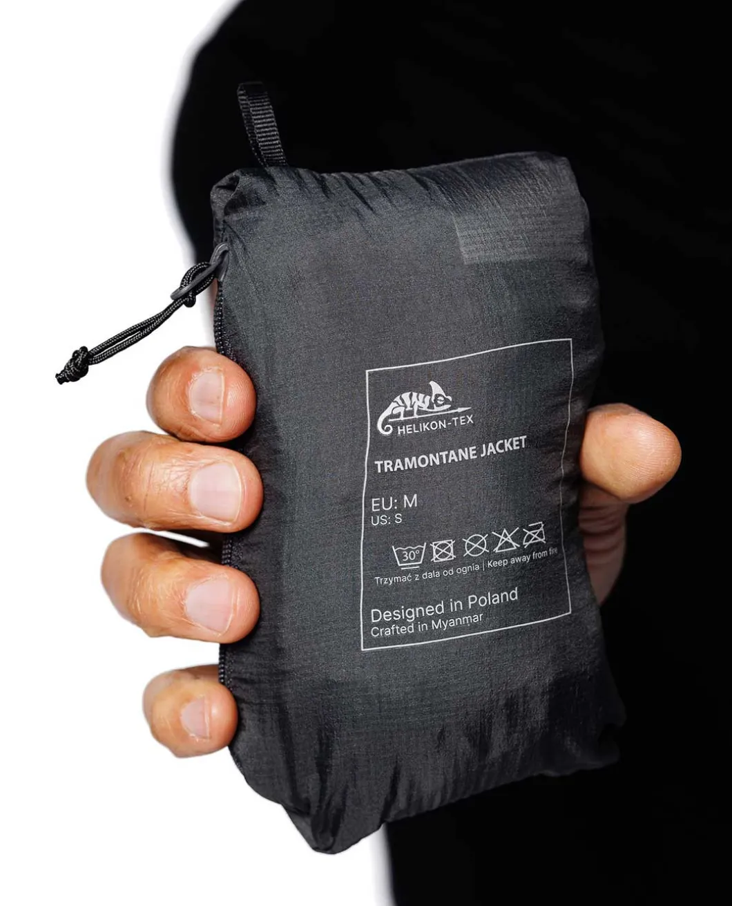 Tramontane Wind Jacket WindPack Nylon Black Schwarz