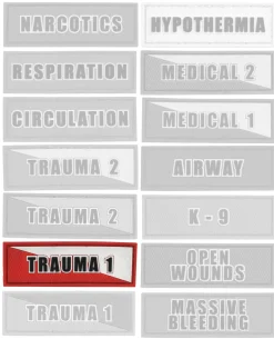 Trauma 1 White Red