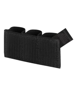 Triple Elastic Insert Polyester Black Schwarz
