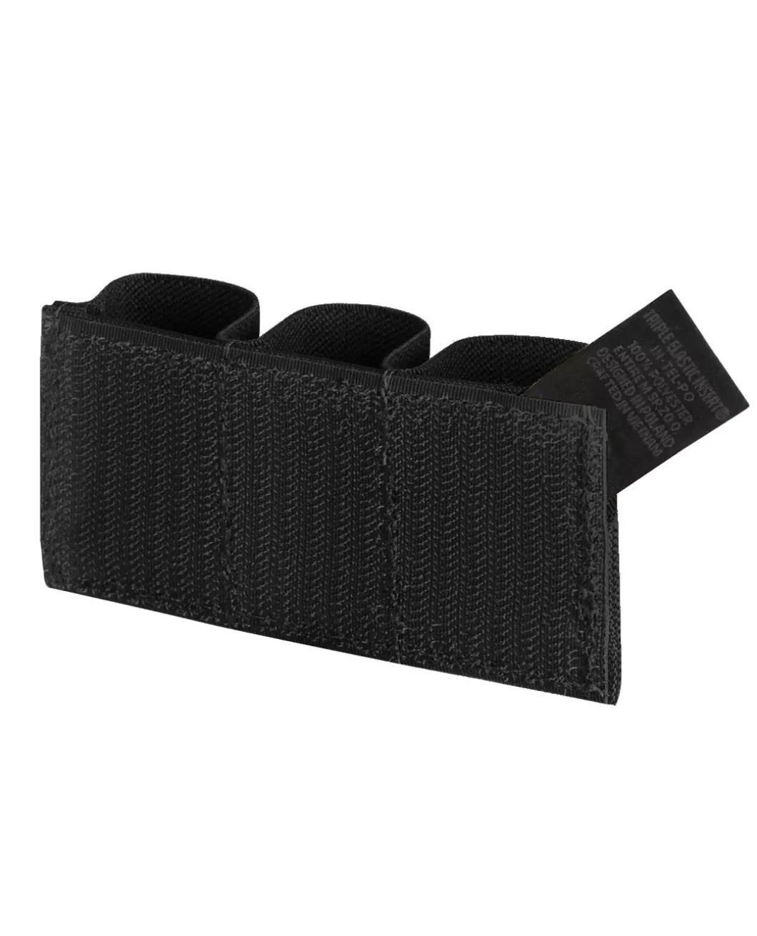 Triple Elastic Insert Polyester Black Schwarz