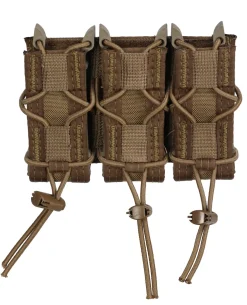 Triple Pistol TACO Molle Coyote Braun