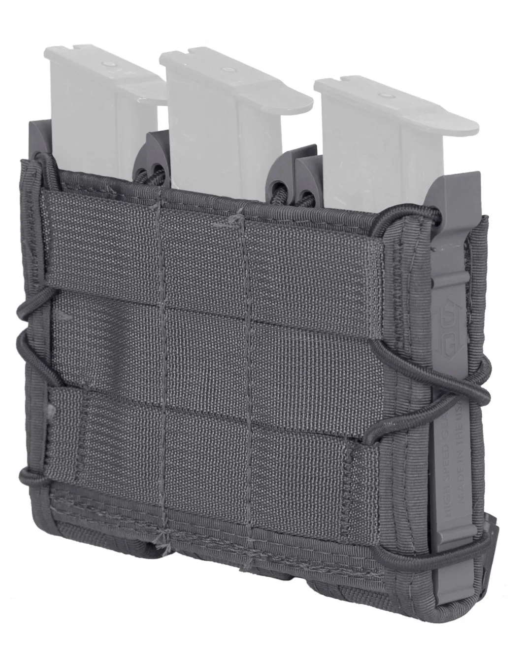 Triple Pistol TACO Molle Wolf Gray