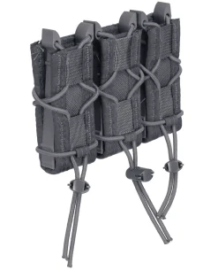 Triple Pistol TACO Molle Wolf Gray