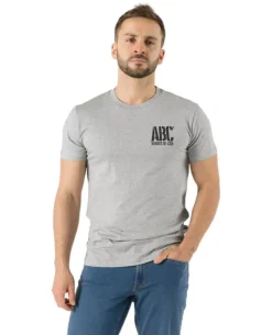 T-Shirt (ABC Always Be Cool) Mid Grey Melange