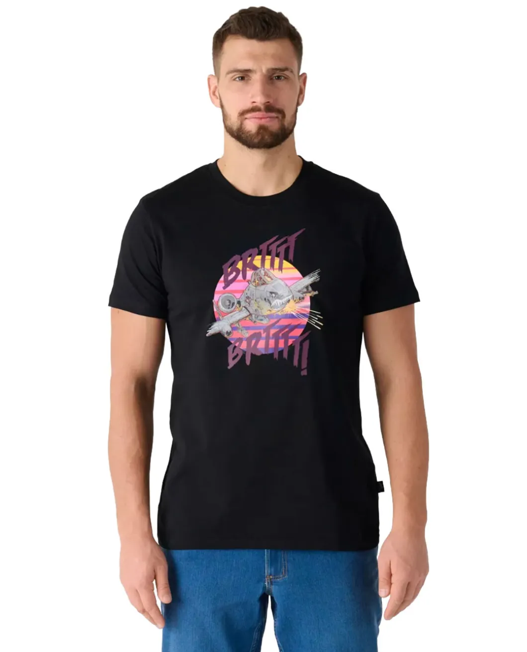 T-shirt (A10 Warthog) Black Schwarz