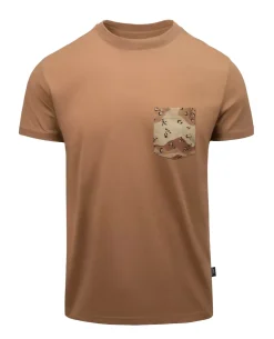 T-shirt (6 Color Desert Pocket) Mud Brown