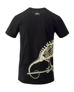 T-Shirt (Full Body Skeleton) Black Schwarz