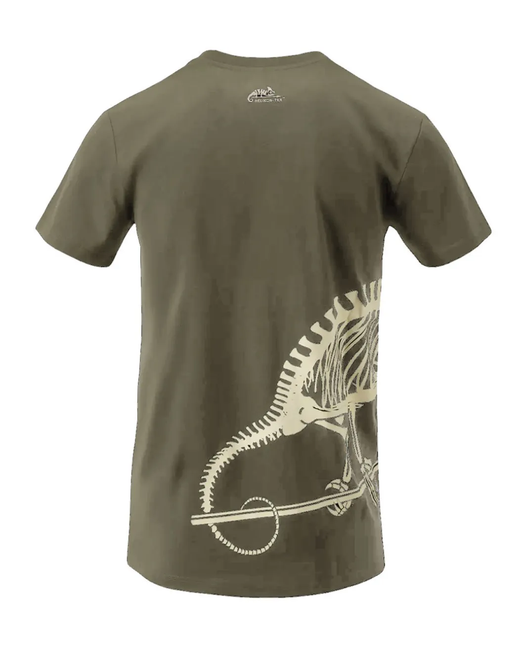 T-Shirt (Full Body Skeleton) Olive Green