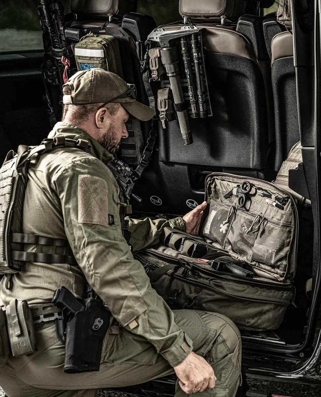 TT DBL Weapon Bag MRW IRR Steingrau Oliv
