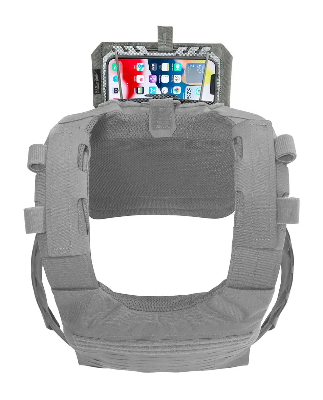 TT Foldable Phone Plate IRR Steingrau Oliv