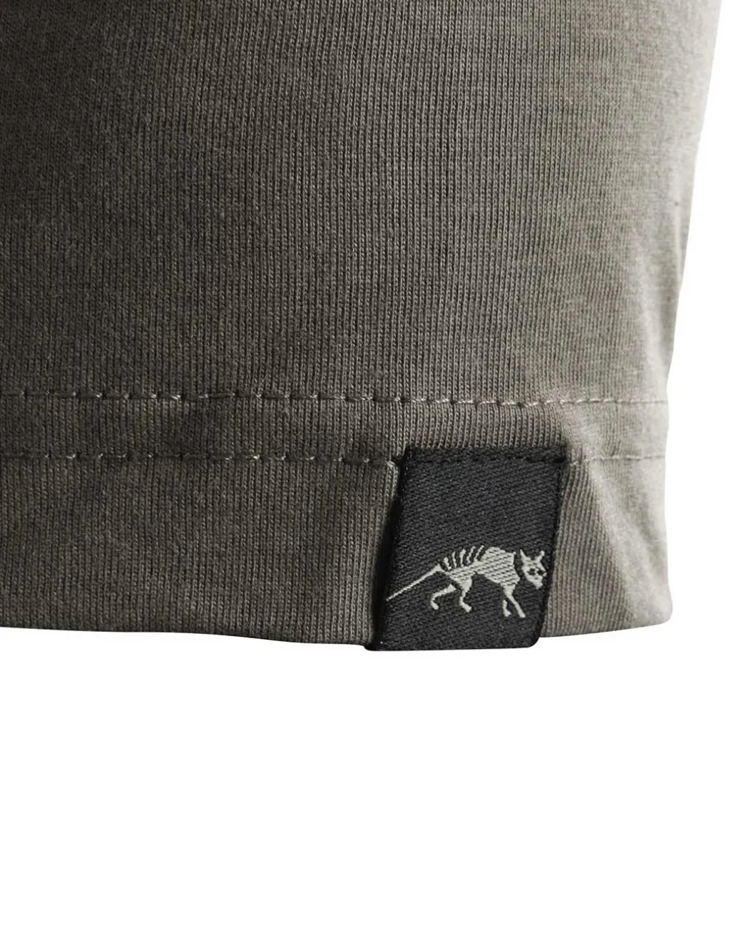 TT Logo Shirt Steingrau Oliv