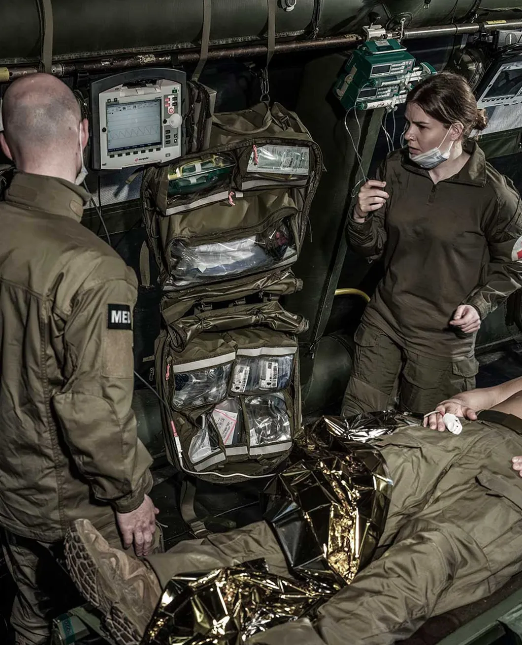 TT Medic Container IRR Steingrau Oliv