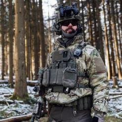 TT Modular Chest Rig 4xM4 IRR Steingrau Oliv