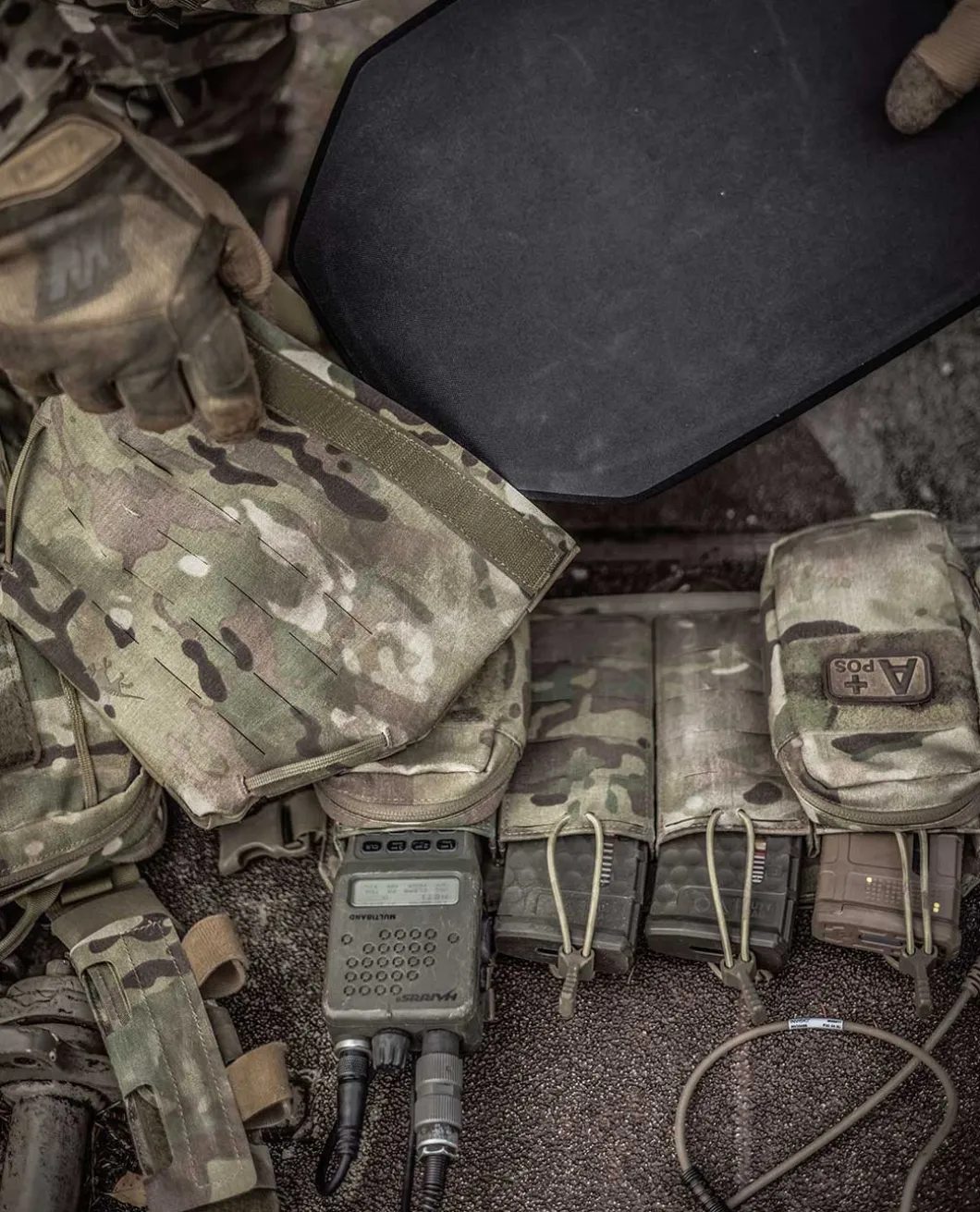 TT Modular Chest Rig 4xM4 IRR Steingrau Oliv
