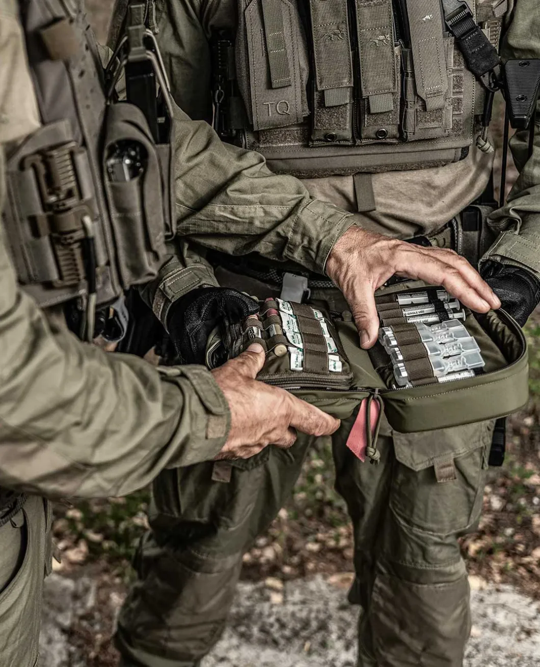 TT Rescue Pouch Steingrau Oliv