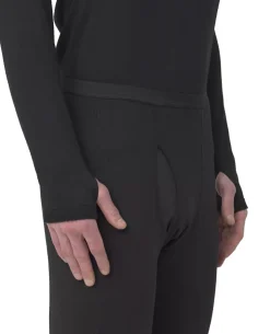 Underwear Long John US LVL 2 Black Schwarz