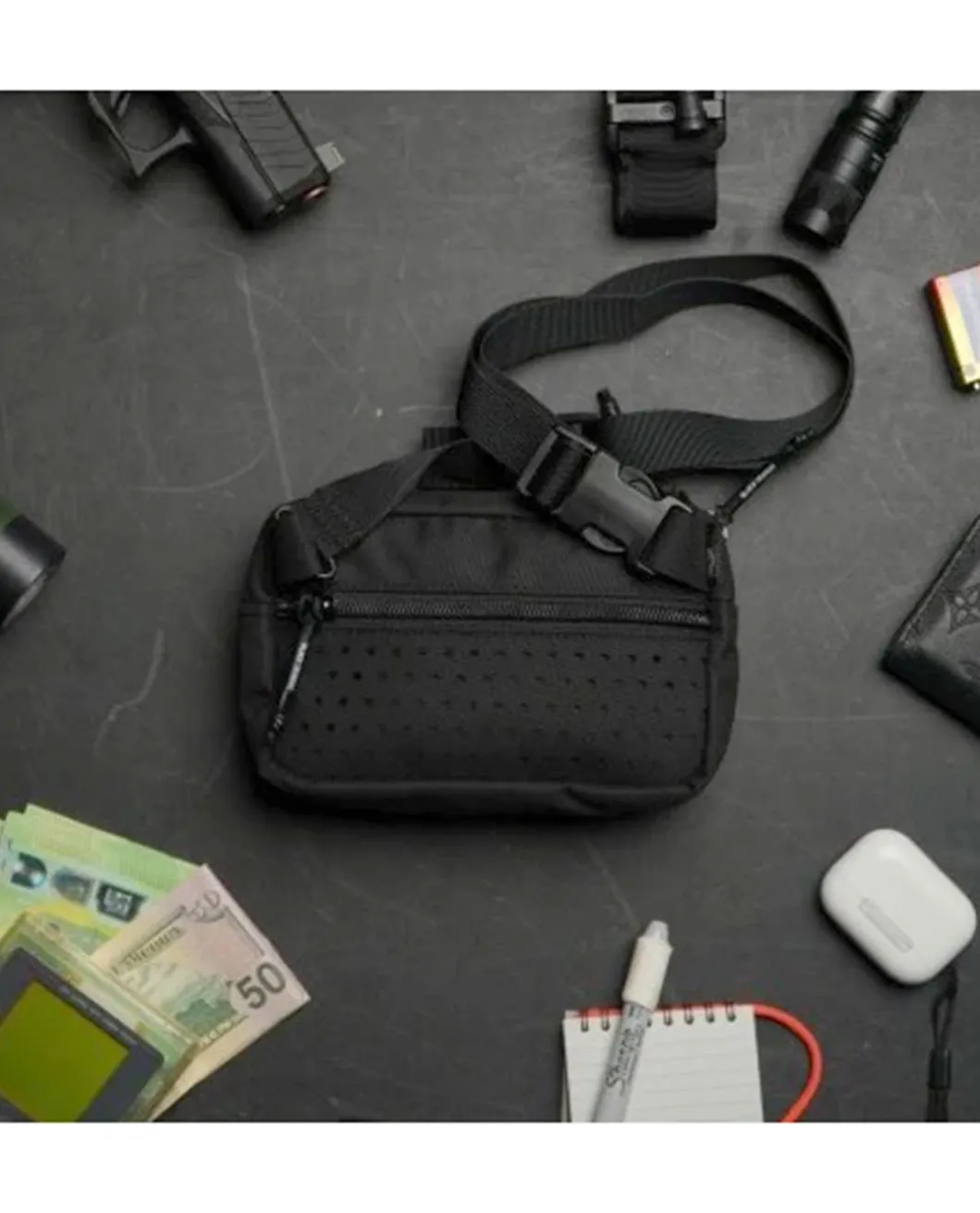 Urban Fanny Pack Black Schwarz