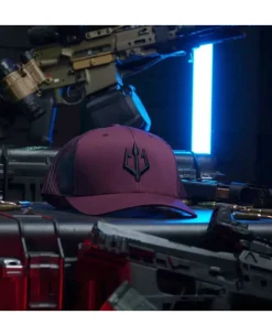 Urban Trucker Cap Maroon Rot