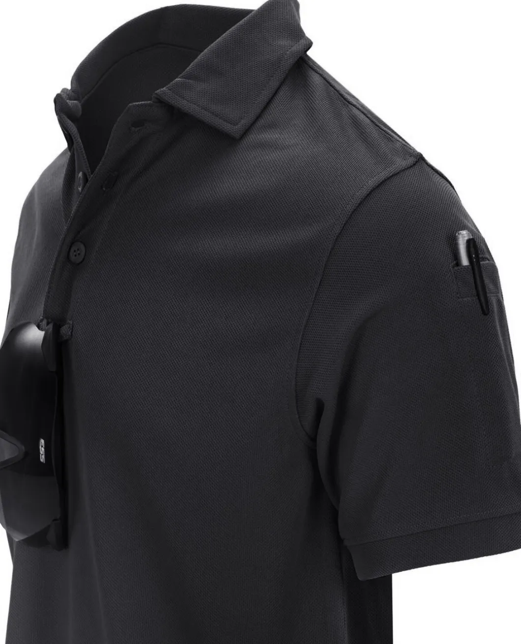 UTL Polo Shirt TopCool Lite Black Schwarz