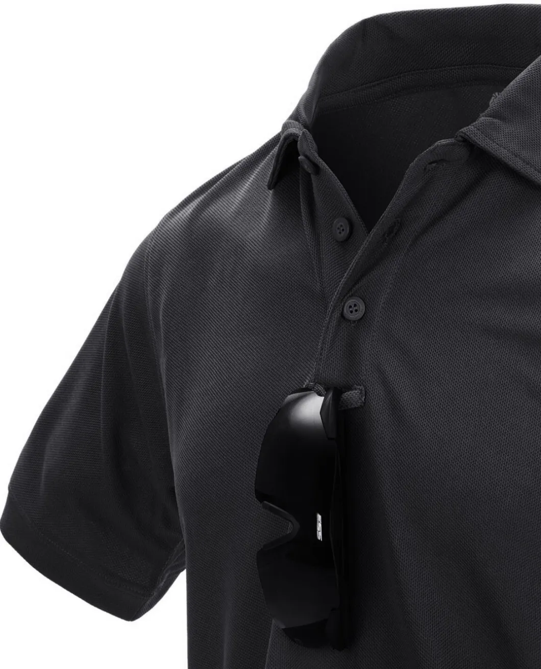 UTL Polo Shirt TopCool Lite Black Schwarz