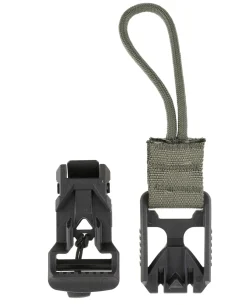 V-Buckle Adapter Cord Steingrau Oliv