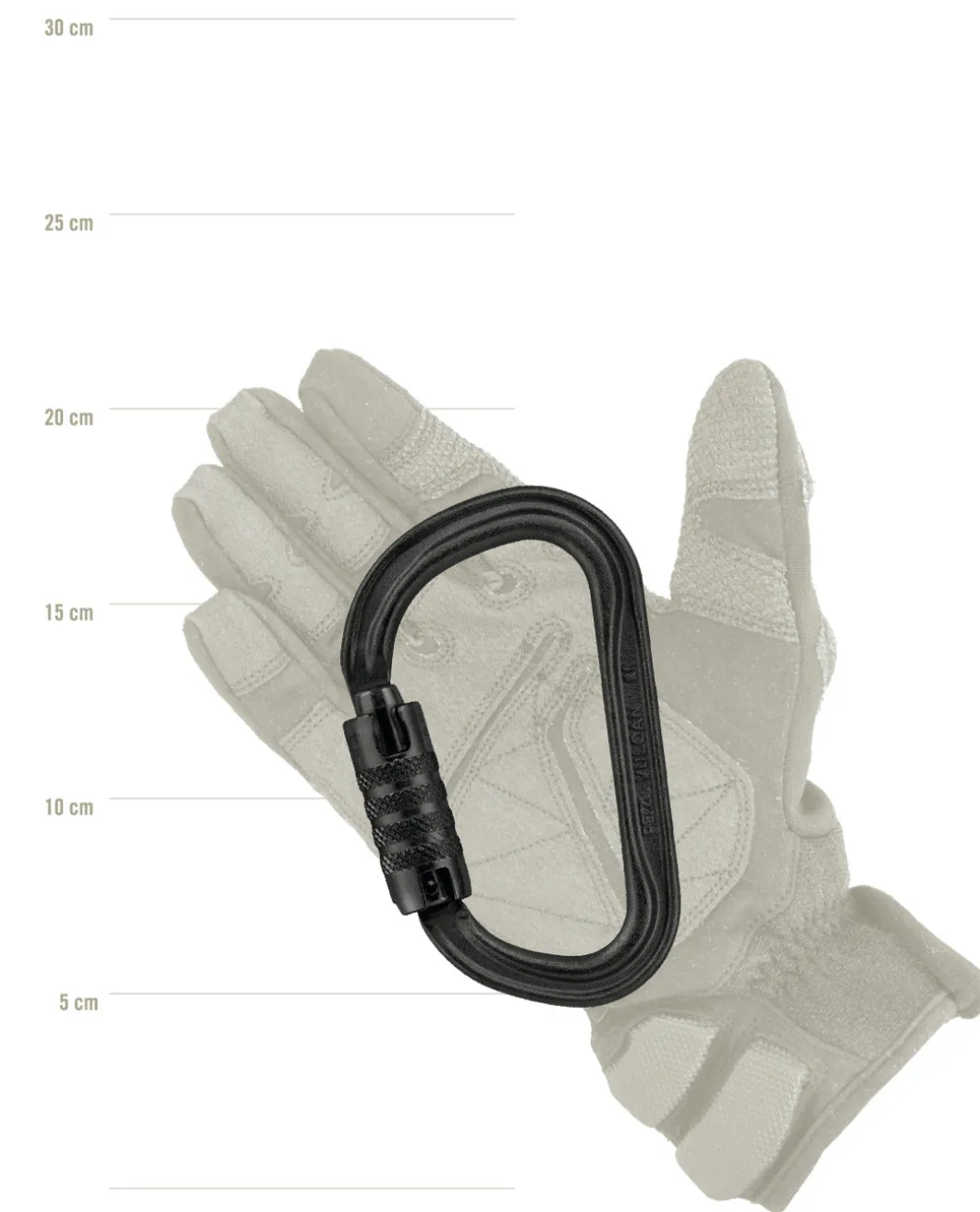Vulcan Triact-Lock Karabiner Black Schwarz