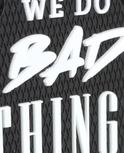 We do Bad Things to Bad People Patch Black Schwarz
