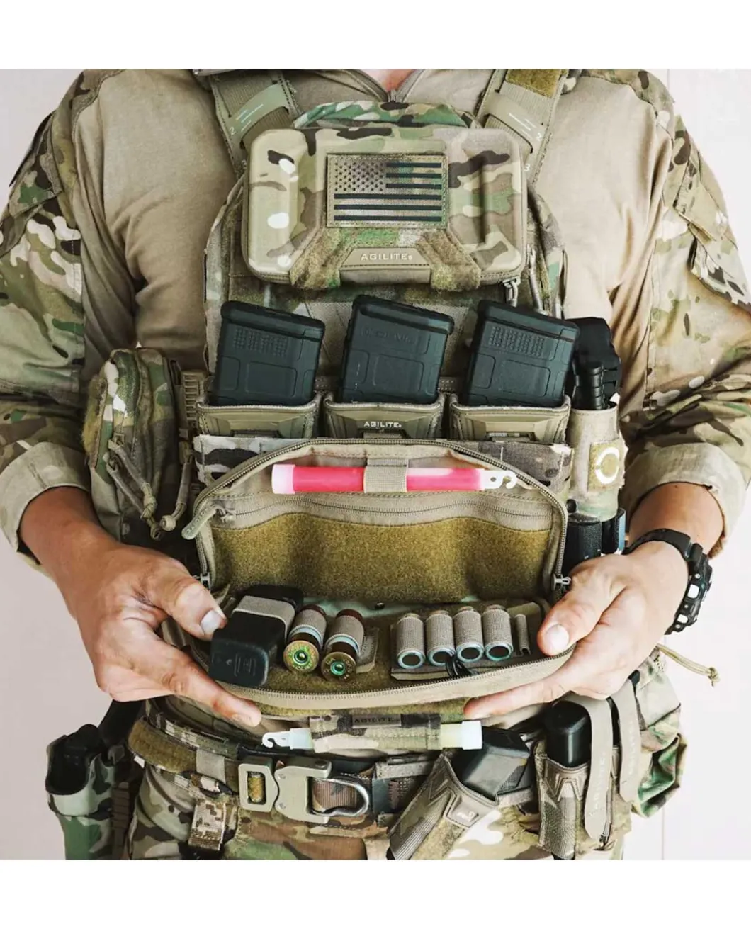 Wide Admin Pouch Multicam