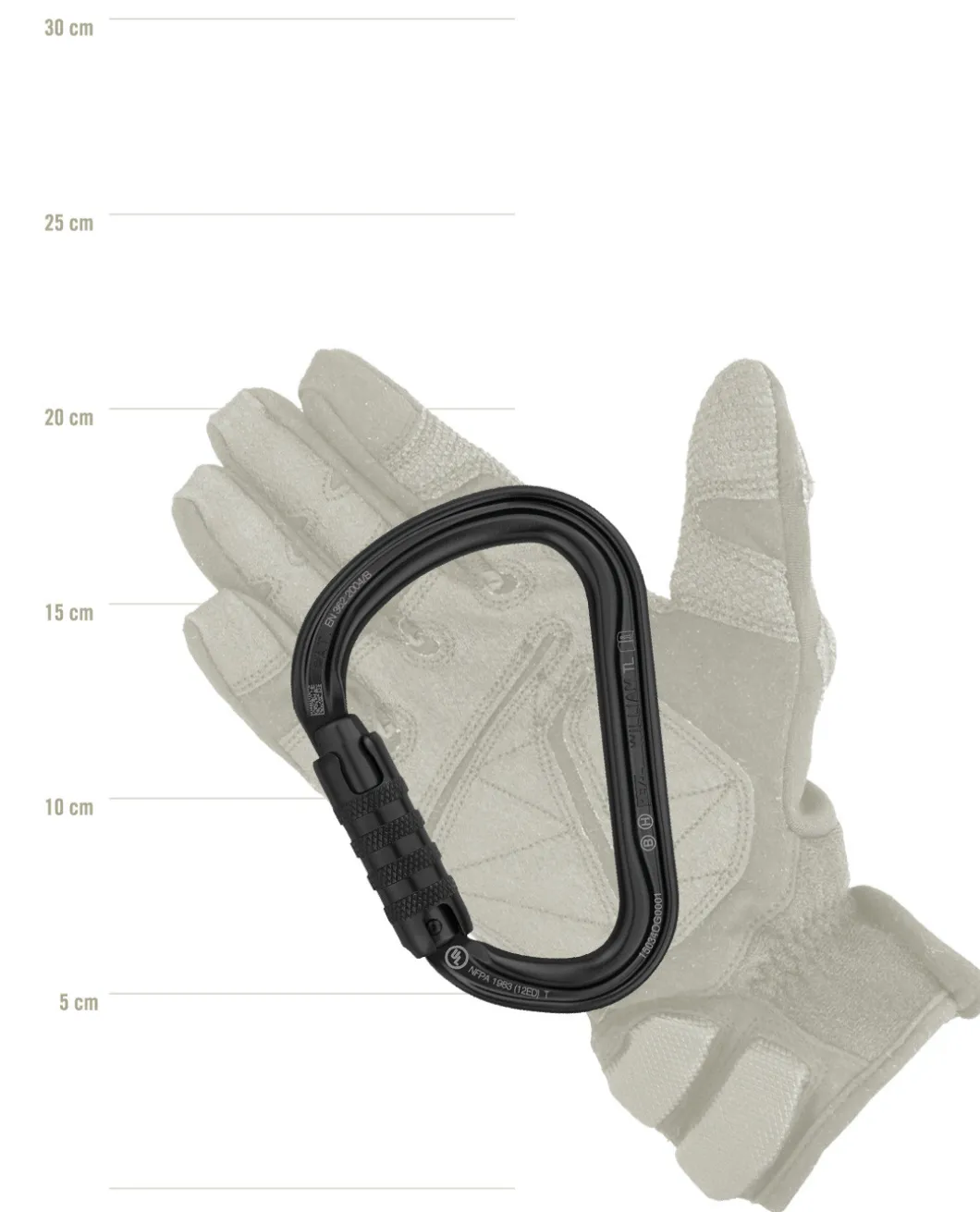 William Triact-Lock Karabiner Black Schwarz