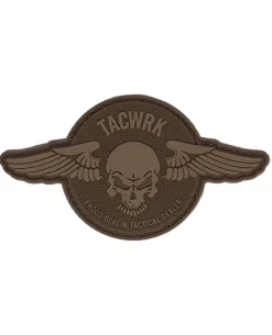 Wings Patch Rund Coyote