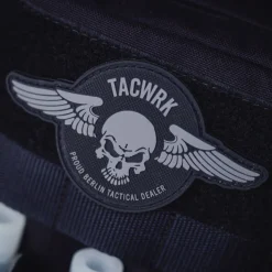 Wings Patch Rund Oliv