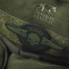 Wings Patch Rund Schwarz