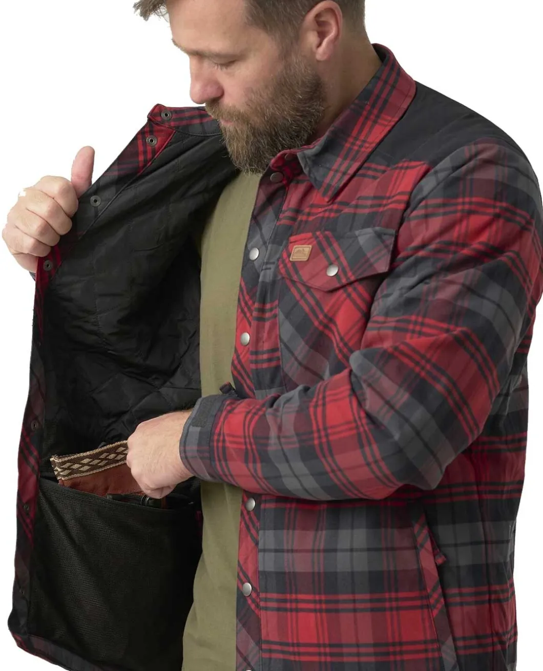 Winter Warden Shirt Slate Moorland Plaid