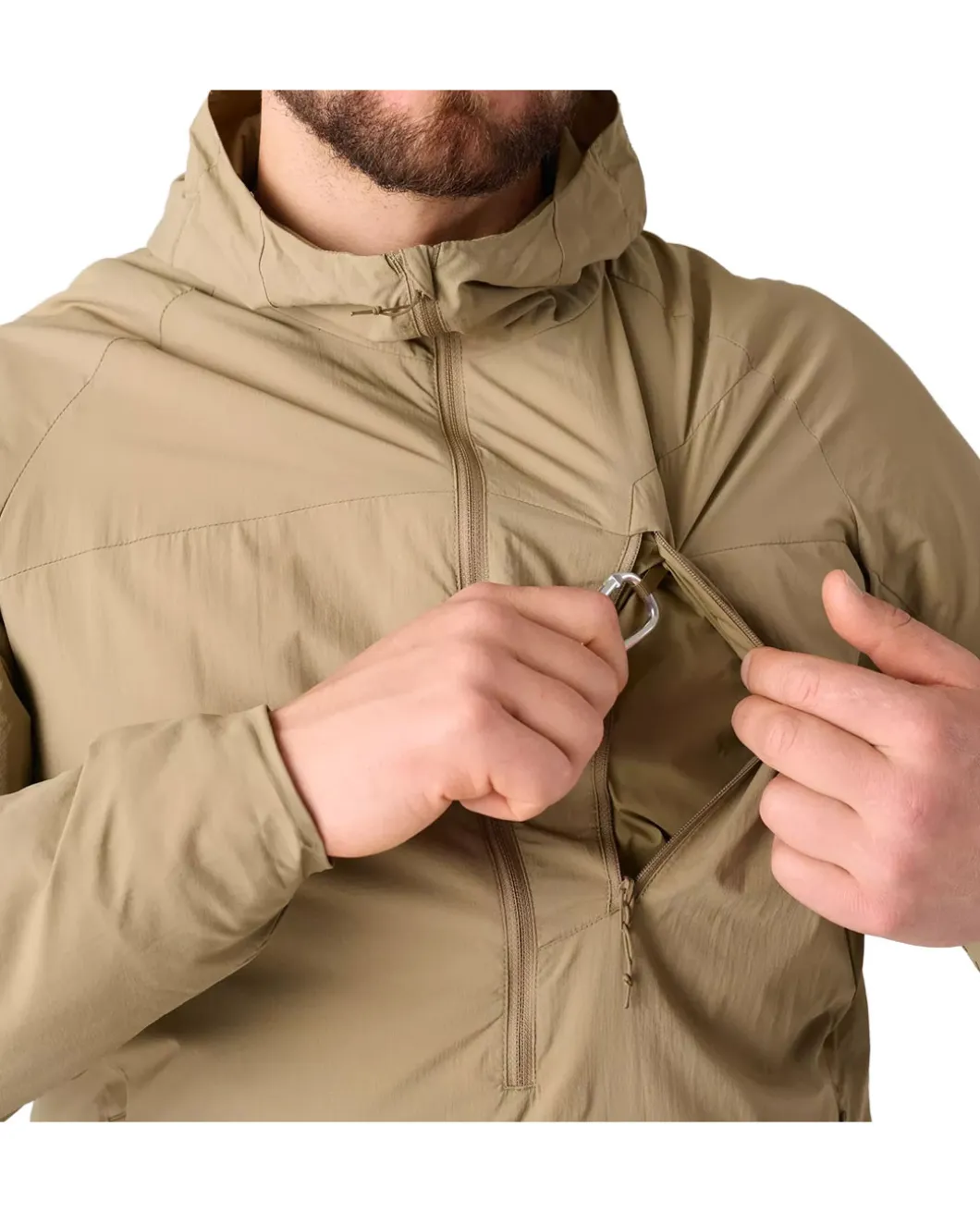 Wolfhound Hoodie Lite Jacket Black Schwarz