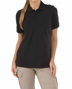 Women´s Short Sleeve Professional Polo Black