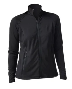 Women's Stratos Full Zip Black Schwarz